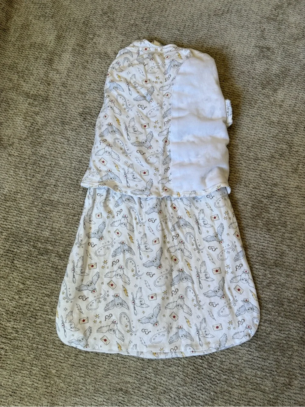Halo Harry Potter Hedwig SleepSack Swaddle 3-6 Months Small